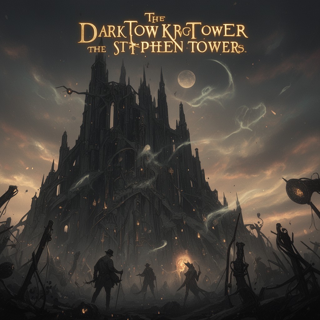 AI-generated illustration of The Dark Tower series