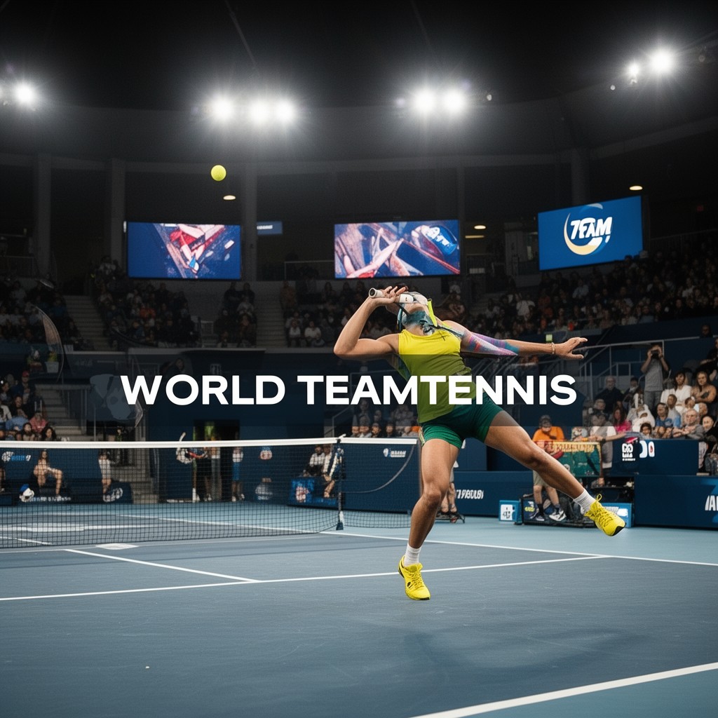 AI-generated illustration of World TeamTennis