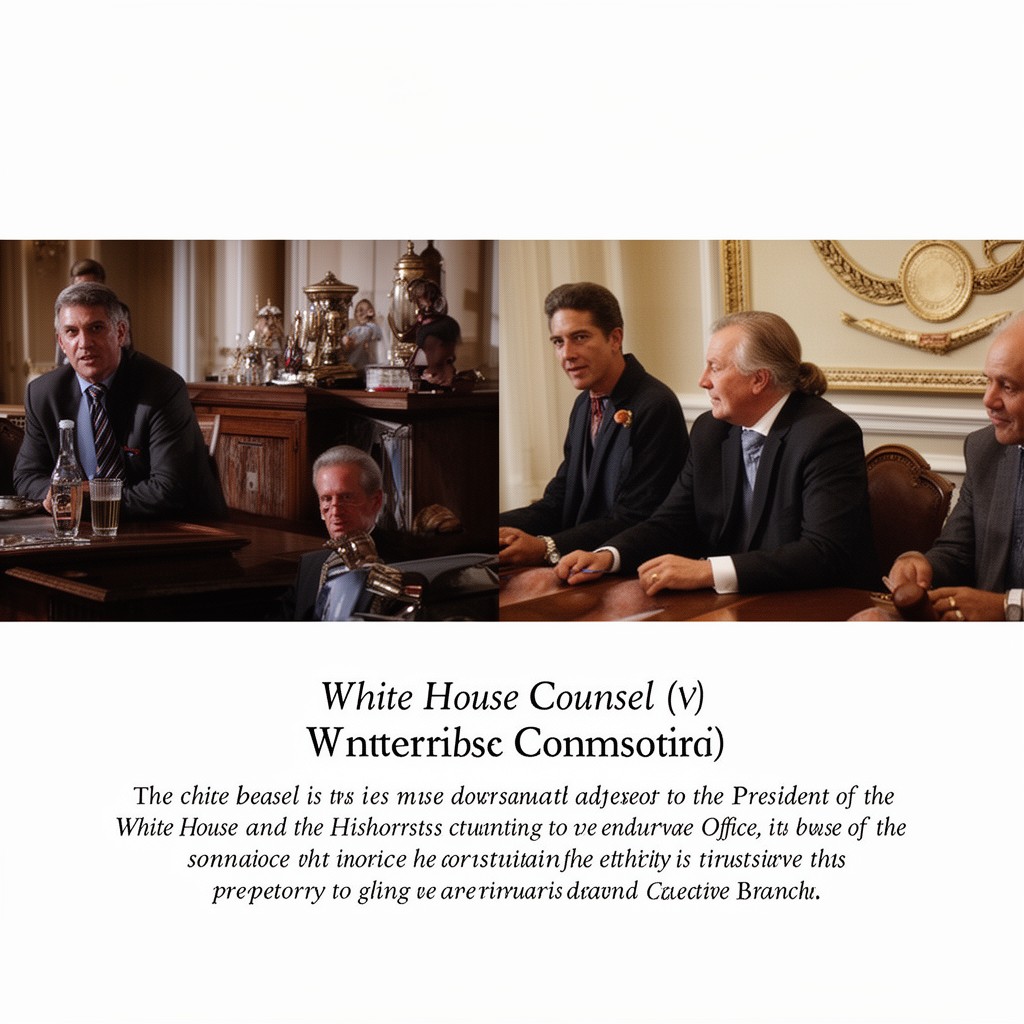 AI-generated illustration of White House Counsel