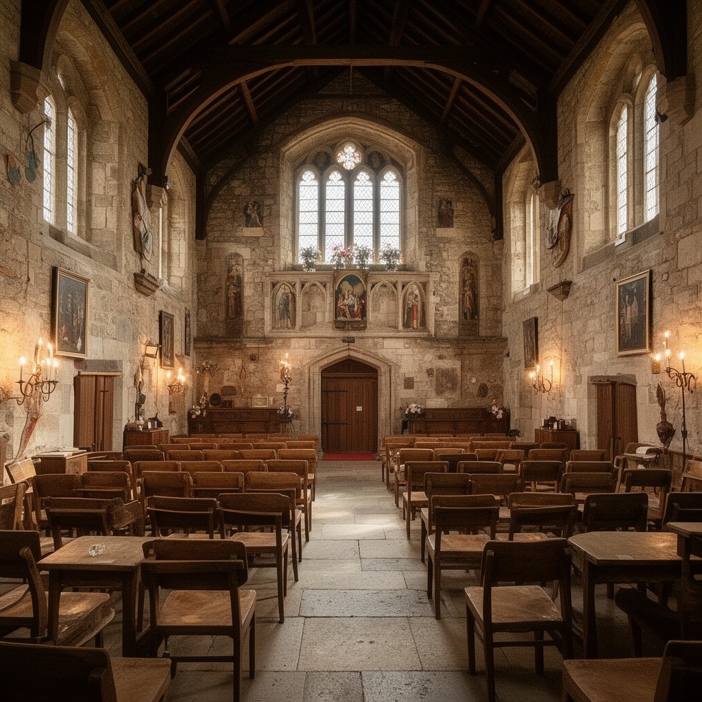 AI-generated illustration of Great Hall