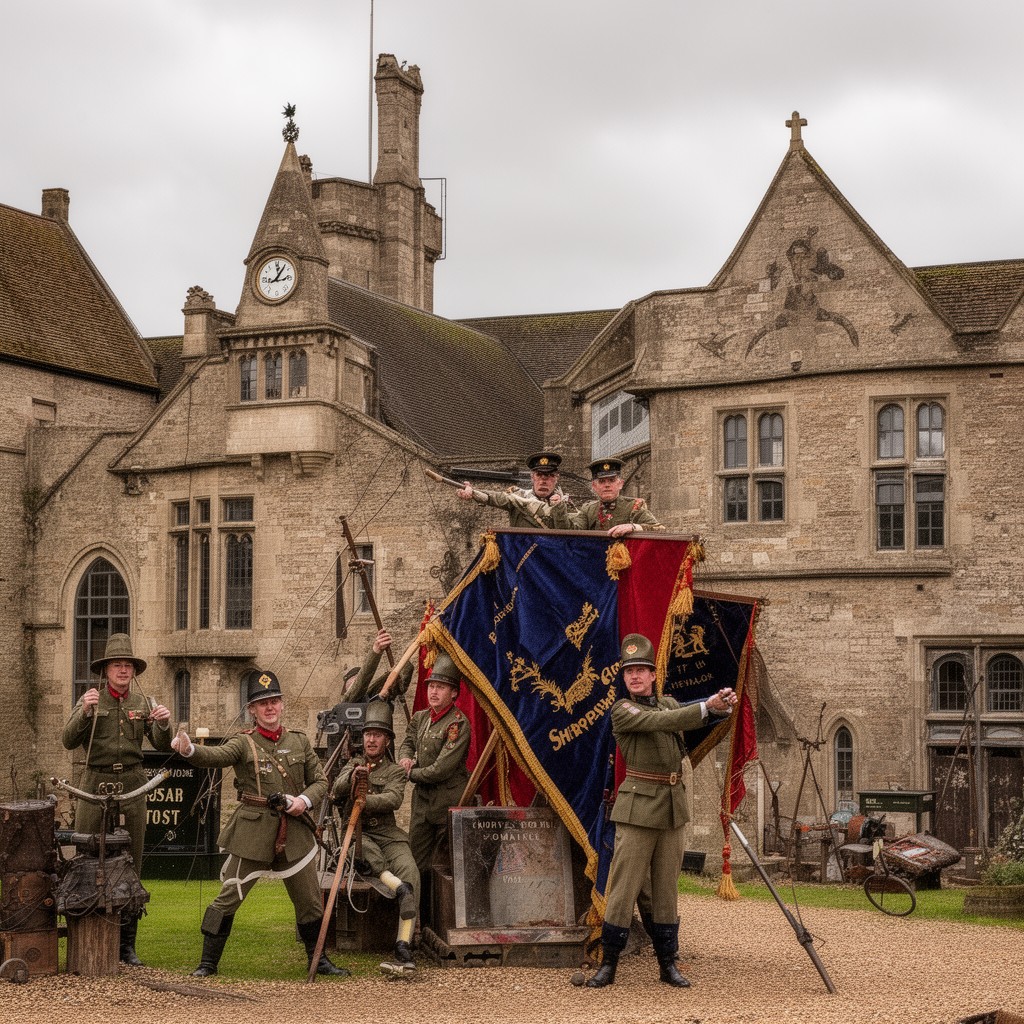 AI-generated illustration of Shropshire Regimental Museum