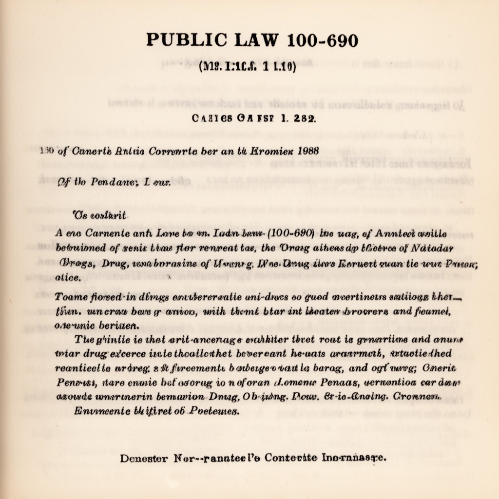 AI-generated illustration of Public Law 100-690
