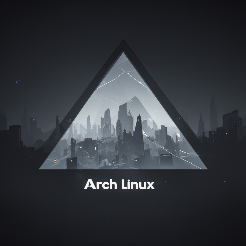AI-generated illustration of Arch Linux