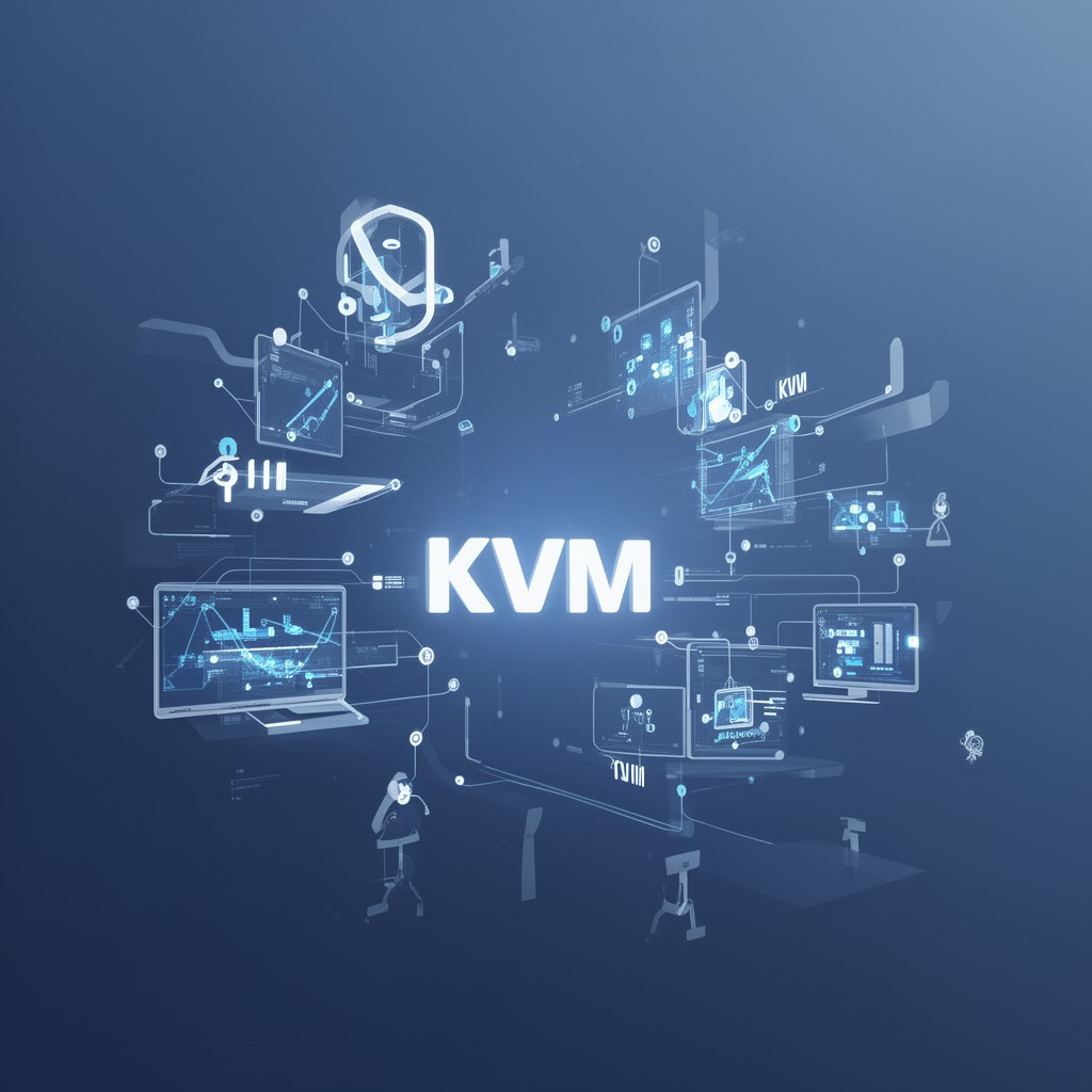 AI-generated illustration of KVM