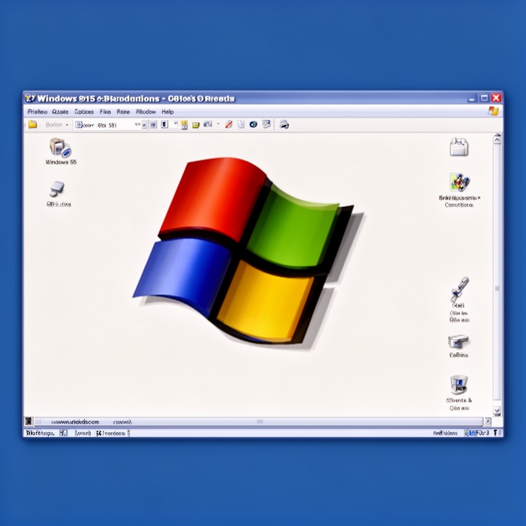 AI-generated illustration of Windows 95