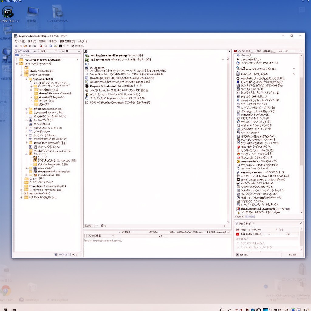 AI-generated illustration of Registry Editor