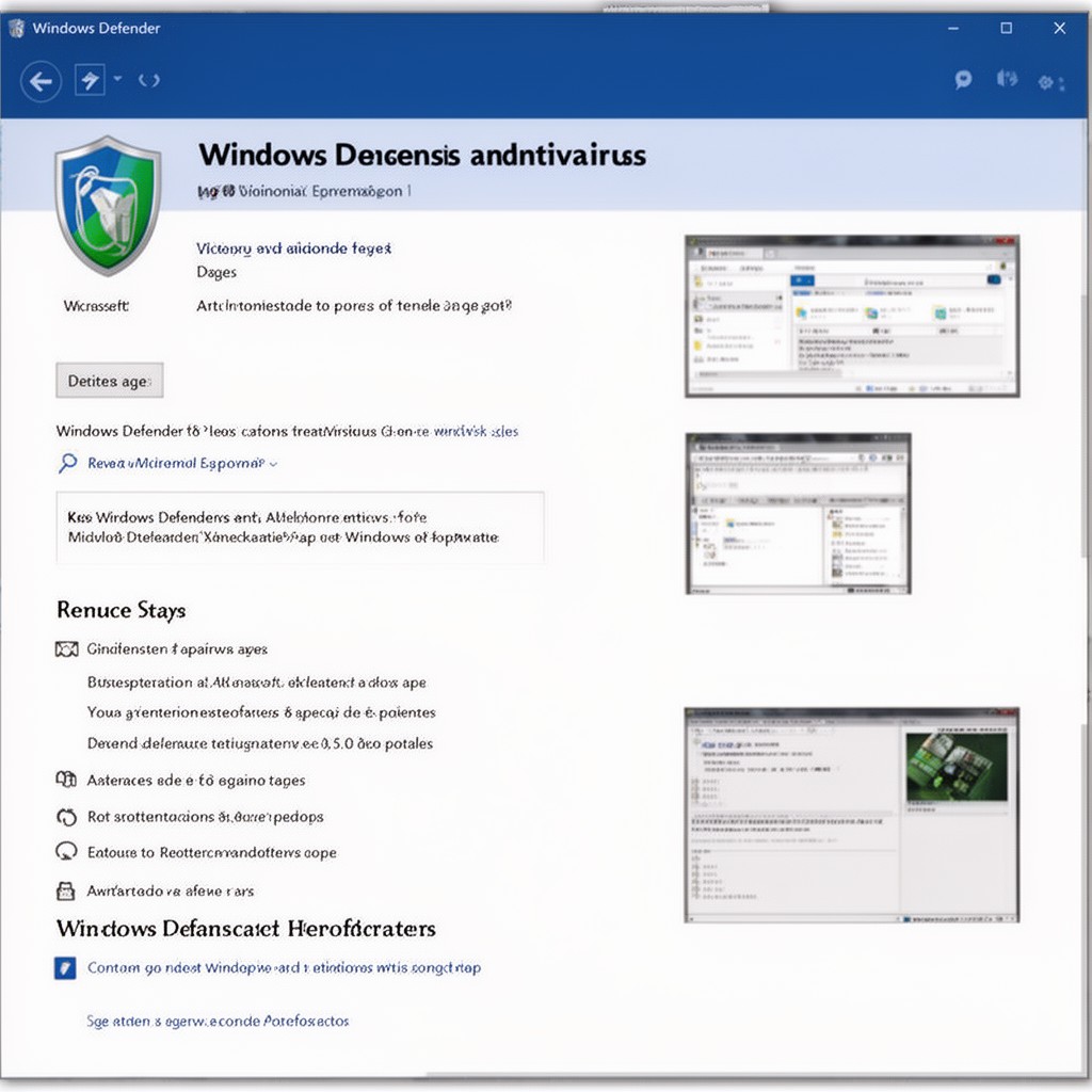 AI-generated illustration of Windows Defender