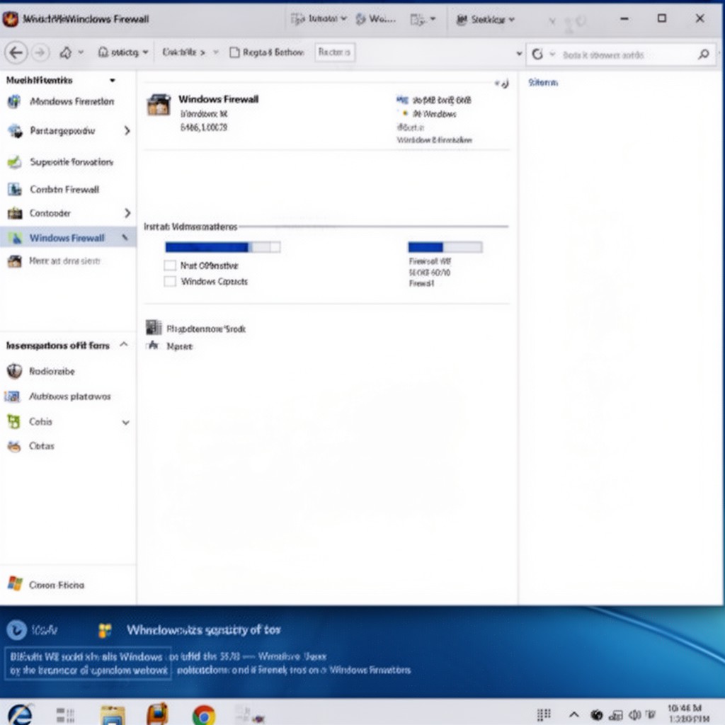 AI-generated illustration of Windows Firewall