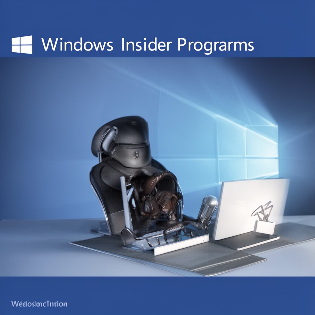 AI-generated illustration of Windows Insider Program