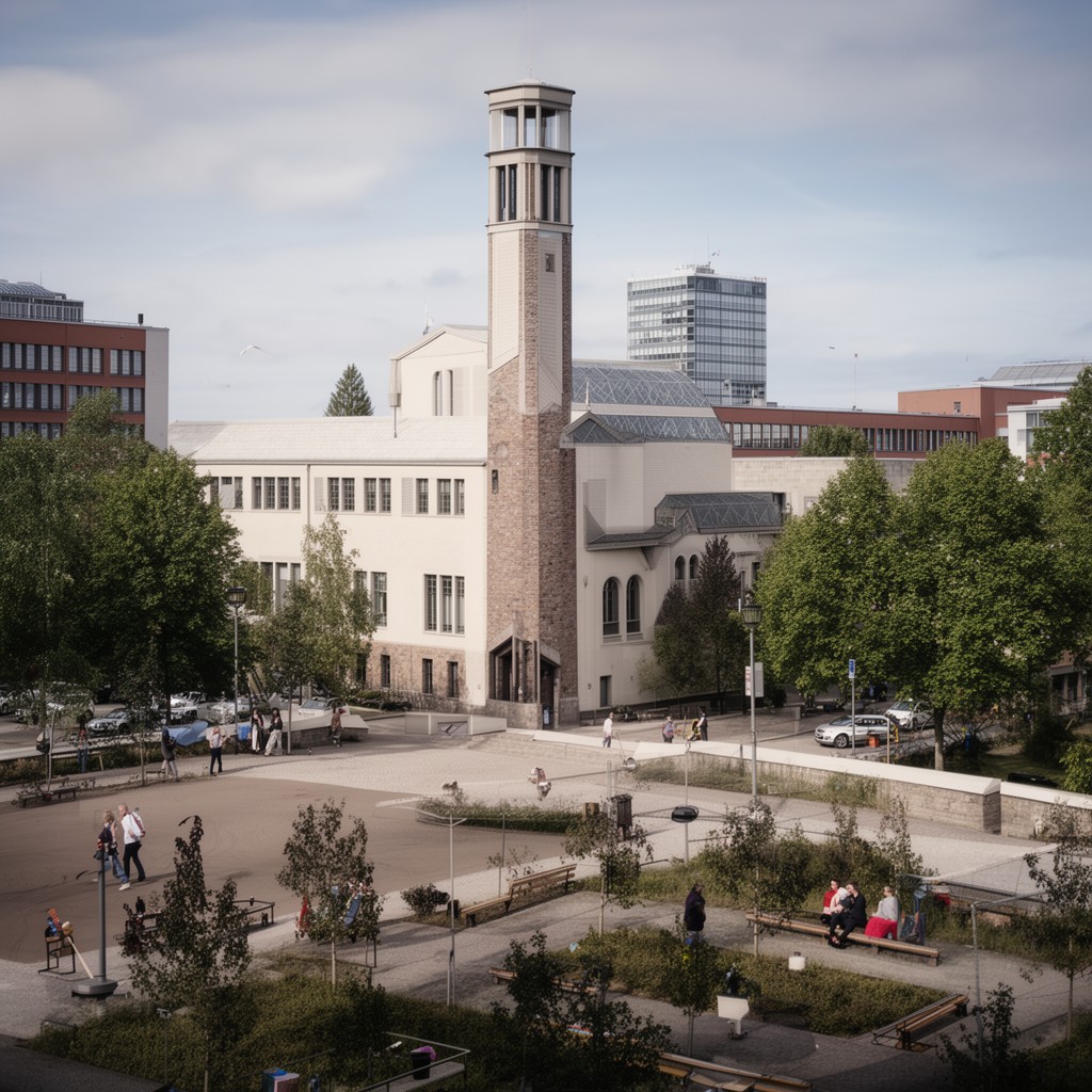 AI-generated illustration of Helsinki University of Technology