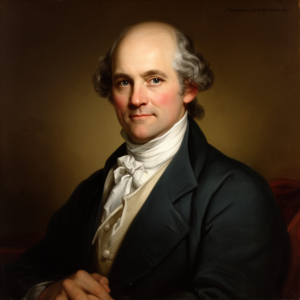 AI-generated illustration of James McHenry