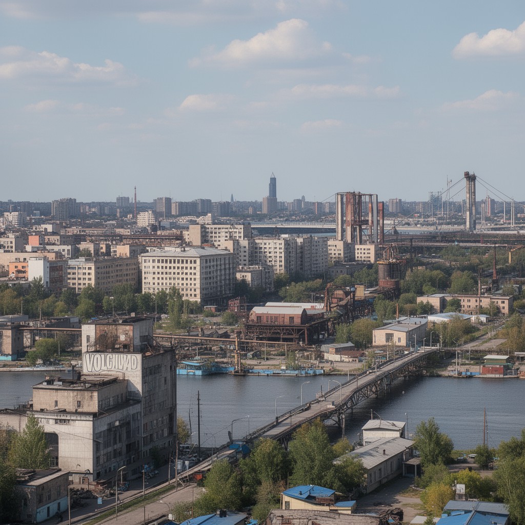 AI-generated illustration of Volgograd Oblast