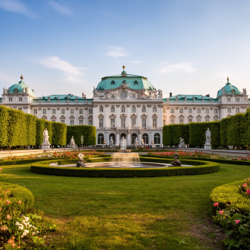AI-generated illustration of Nymphenburg Palace