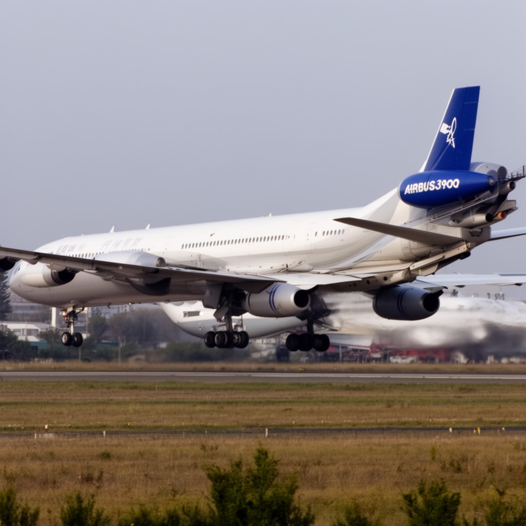 AI-generated illustration of Airbus A300