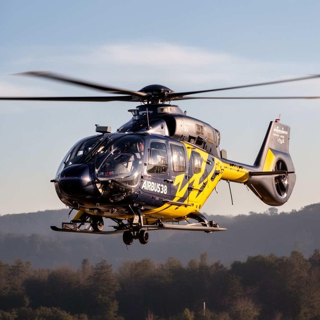 AI-generated illustration of Airbus H145