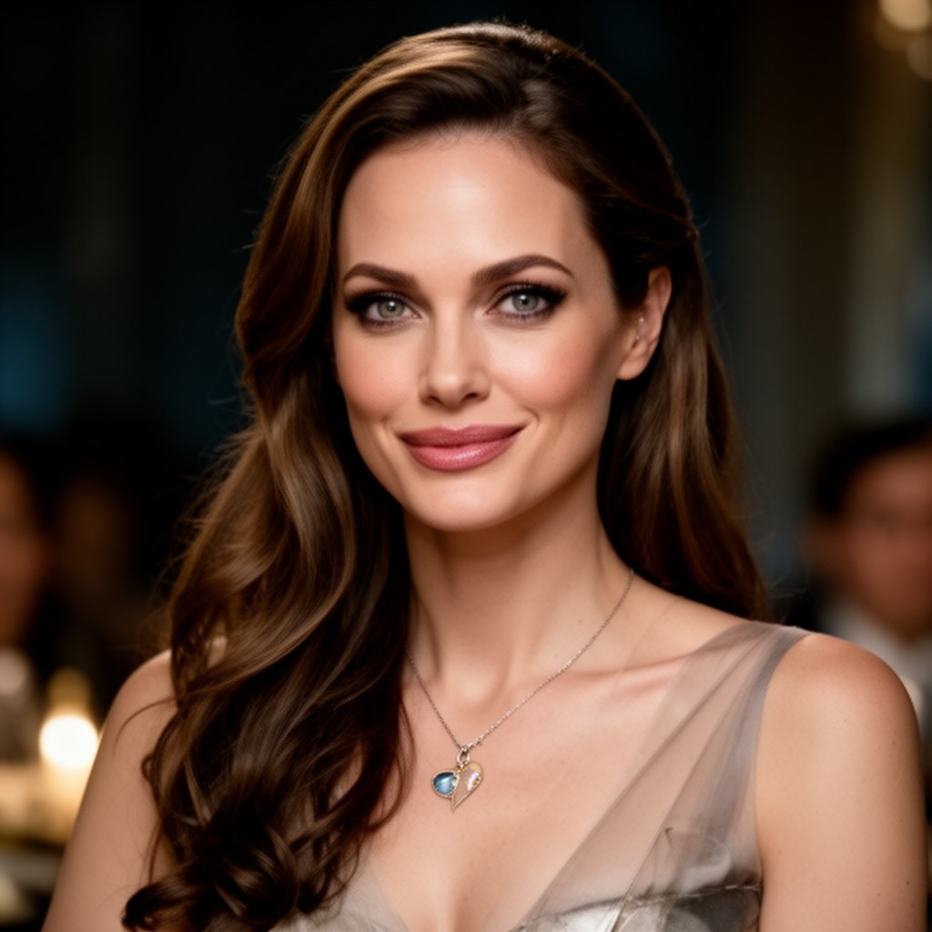 AI-generated illustration of Angelina Jolie