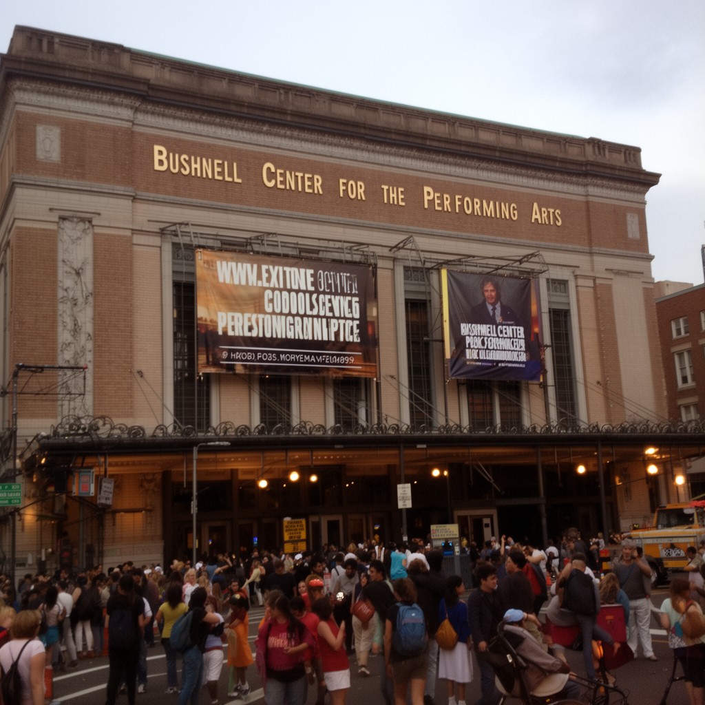 AI-generated illustration of Bushnell Center for the Performing Arts