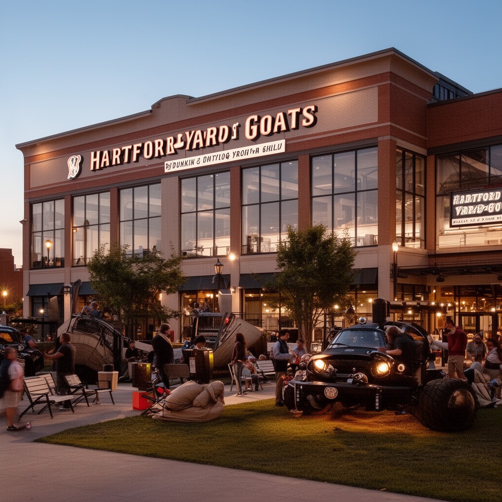 AI-generated illustration of Dunkin' Park