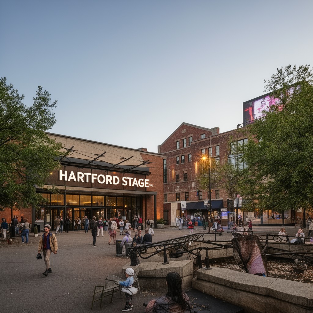 AI-generated illustration of Hartford Stage