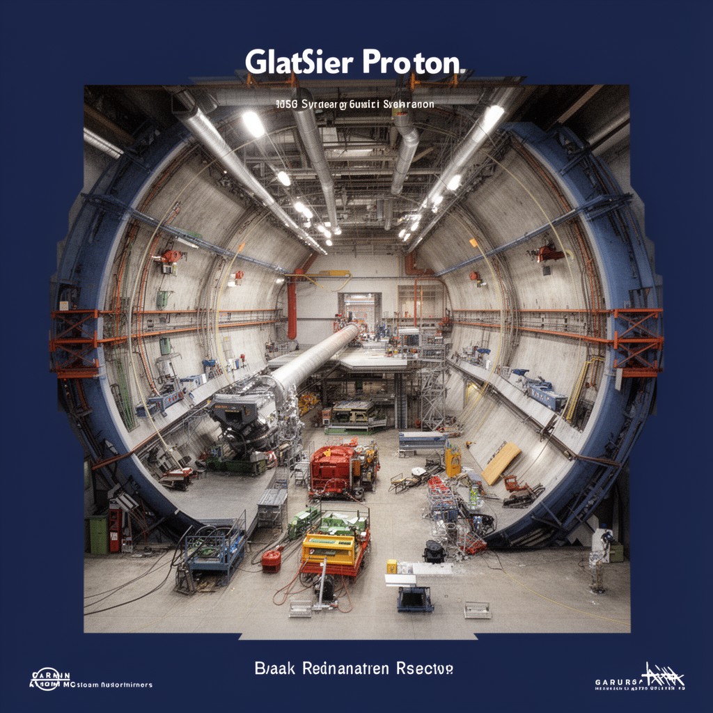 AI-generated illustration of Super Proton Synchrotron