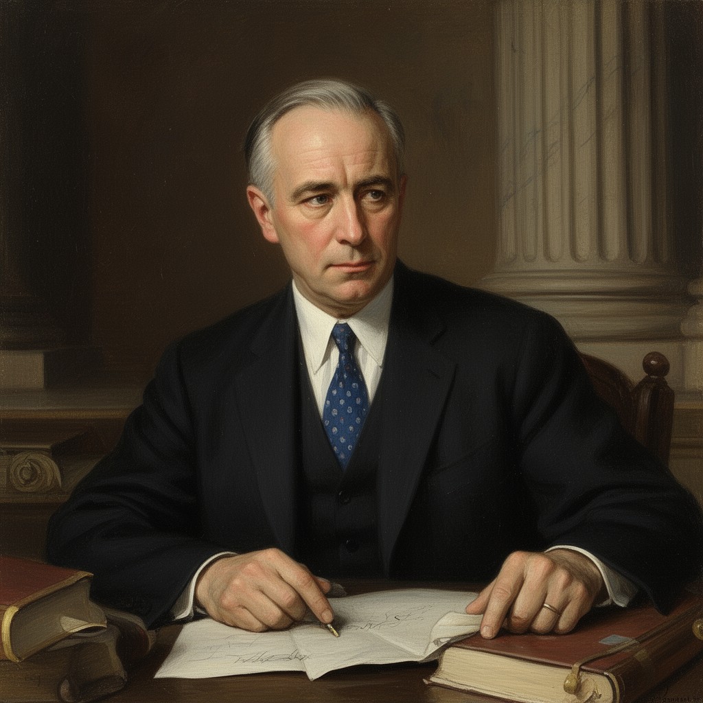 AI-generated illustration of Justice Owen J. Roberts