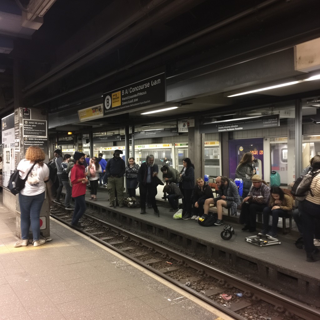 AI-generated illustration of IND Concourse Line