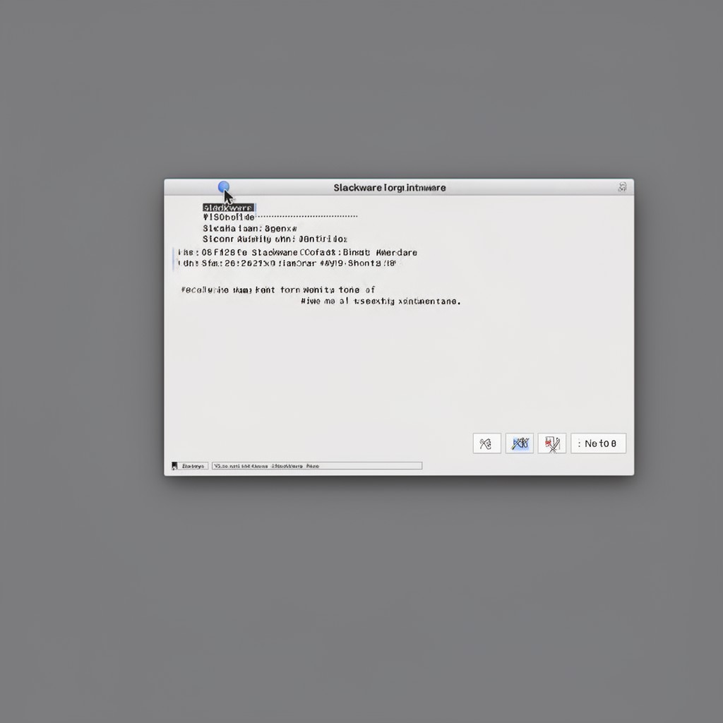 AI-generated illustration of Slackware