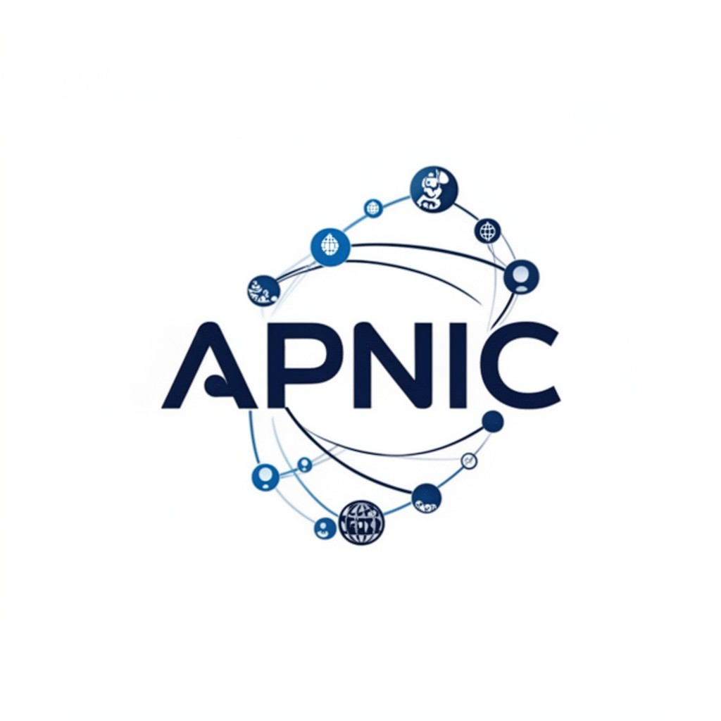 AI-generated illustration of APNIC