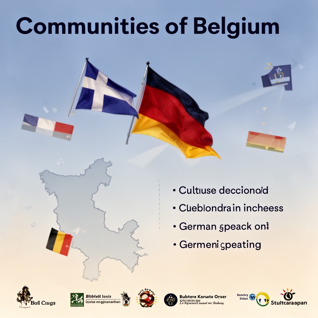 AI-generated illustration of Communities of Belgium