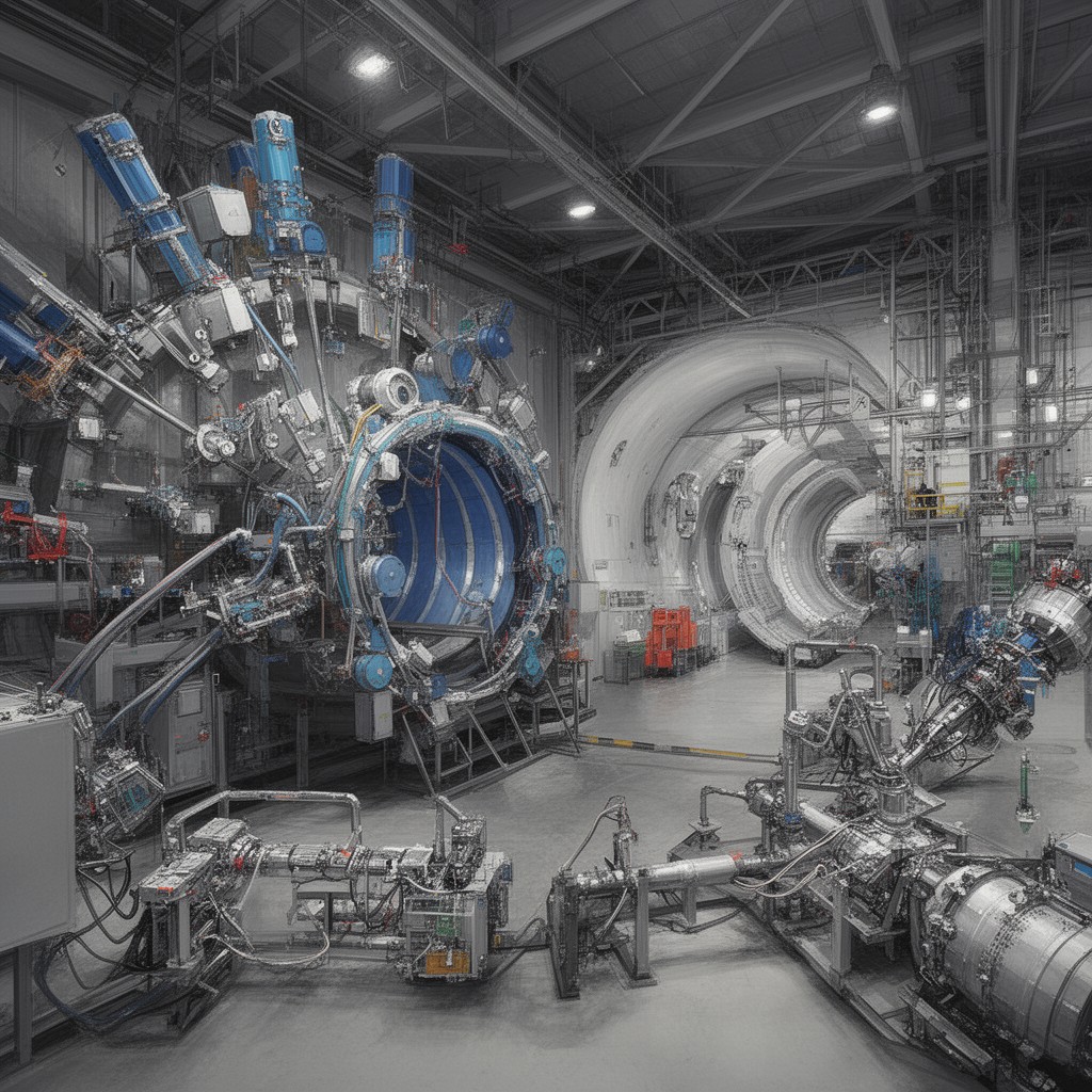 AI-generated illustration of LHCb