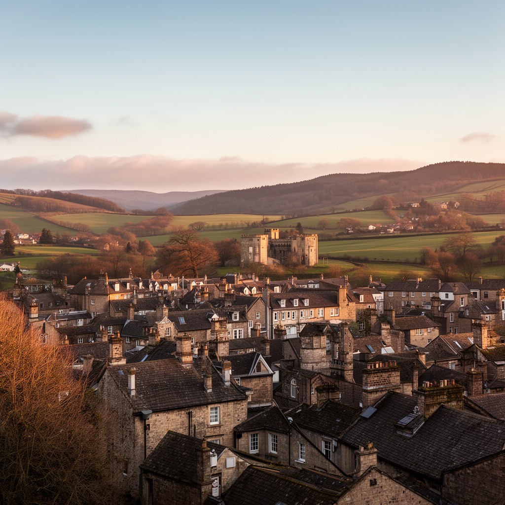 AI-generated illustration of Oswestry