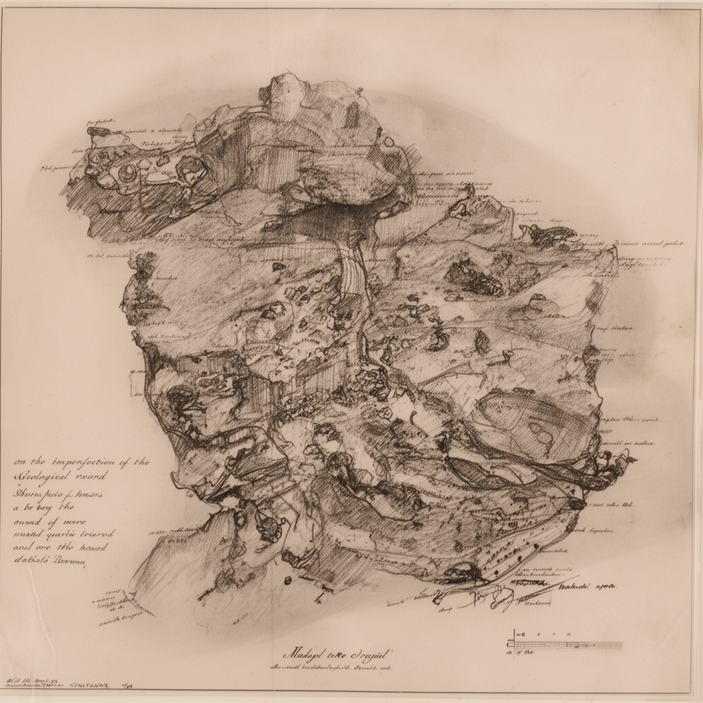 AI-generated illustration of On the Imperfection of the Geological Record