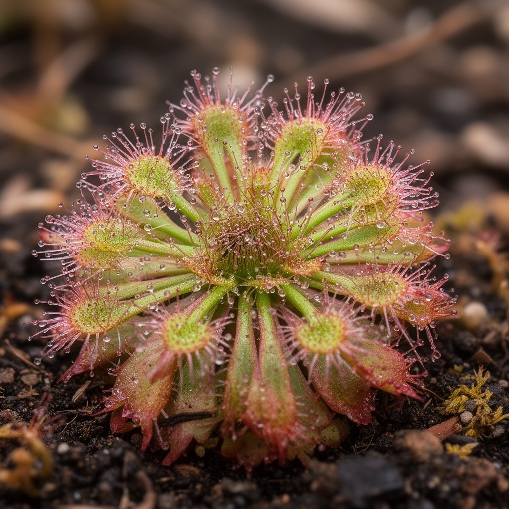 AI-generated illustration of Drosera