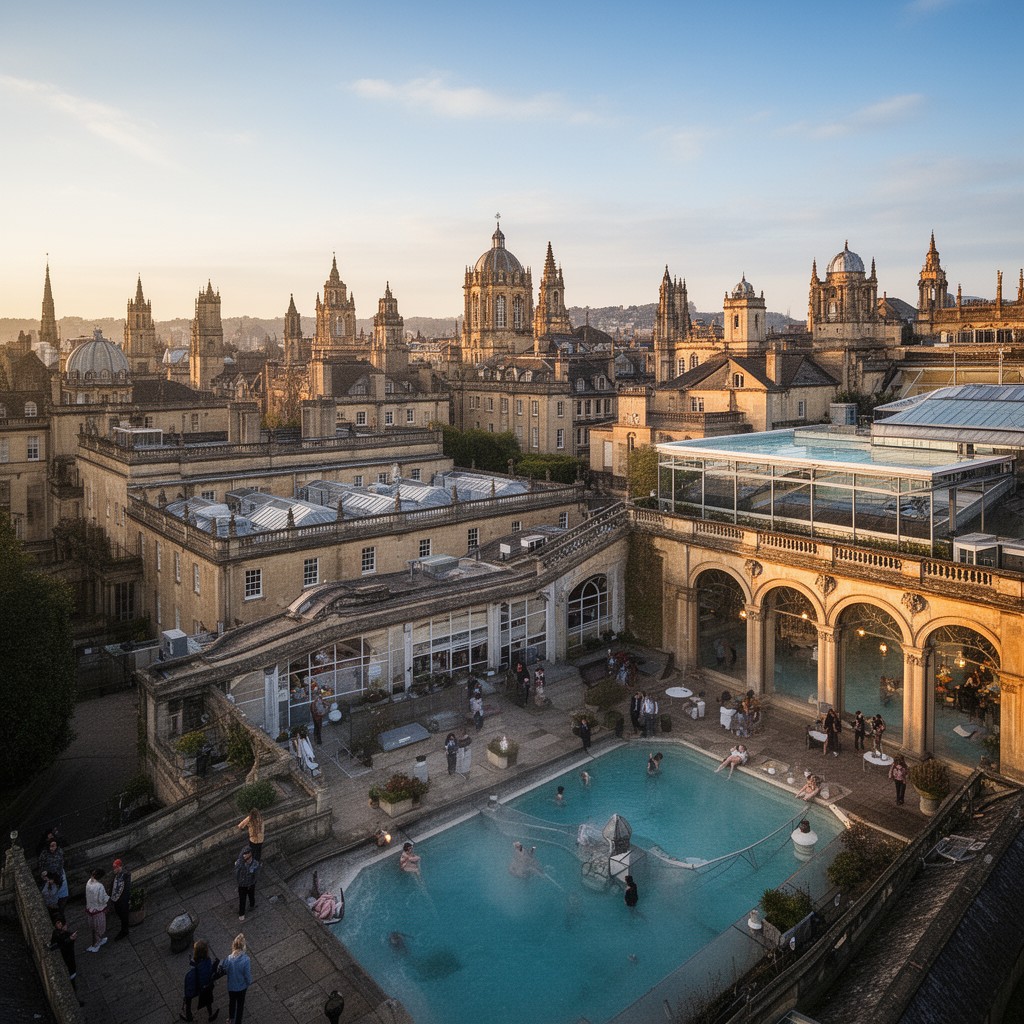 AI-generated illustration of Thermae Bath Spa