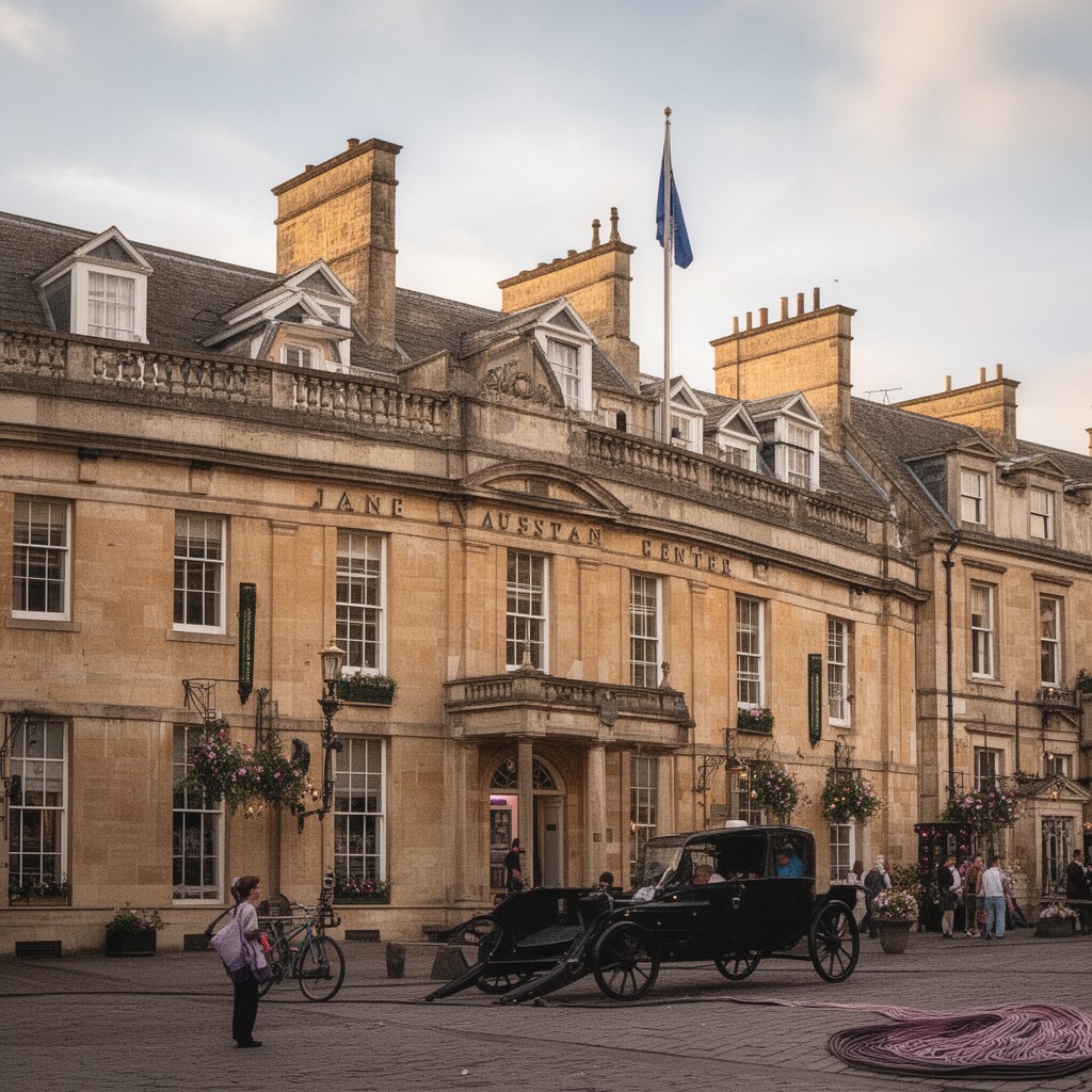 AI-generated illustration of Jane Austen Centre