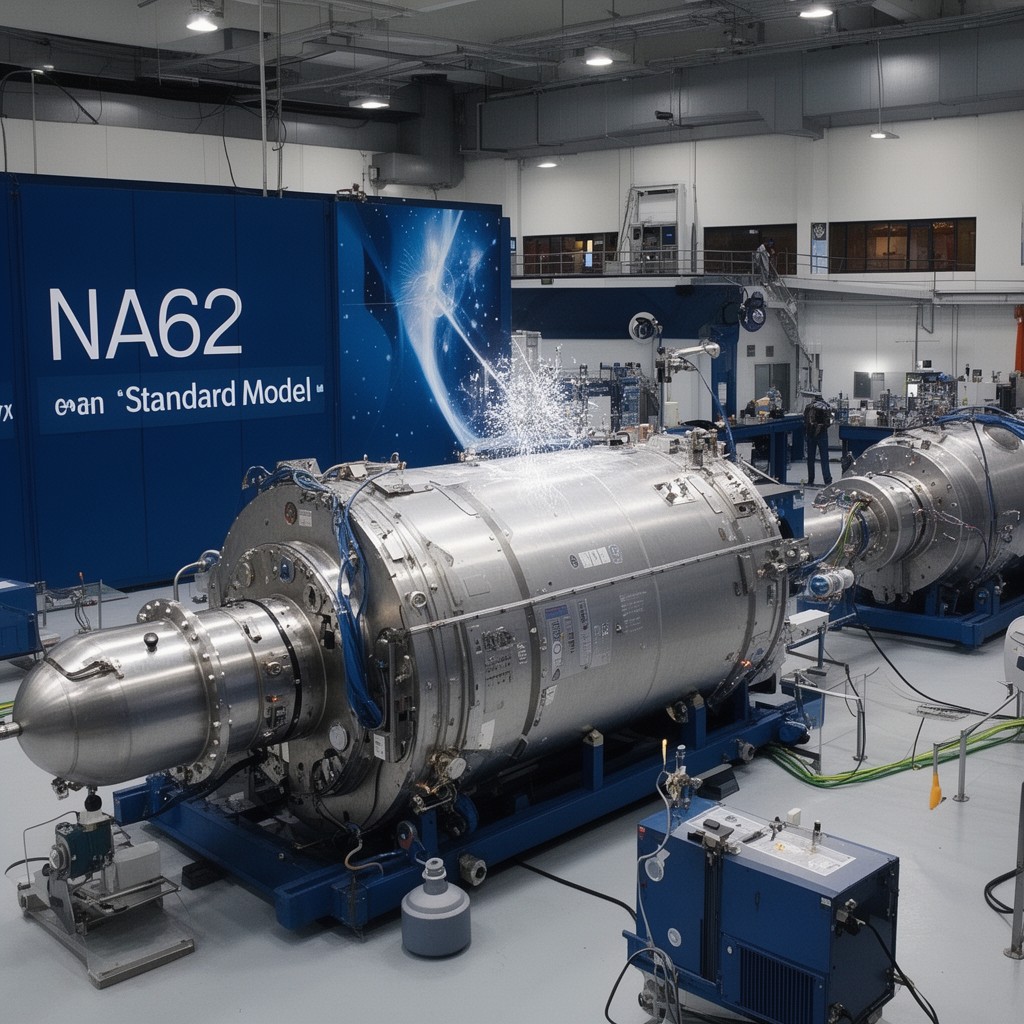 AI-generated illustration of NA62