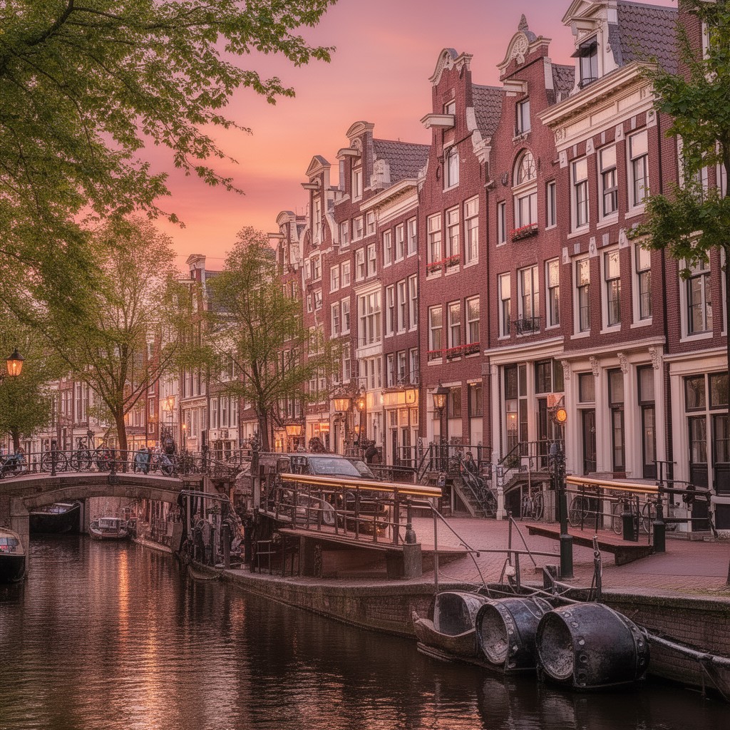 AI-generated illustration of Oudezijds Achterburgwal