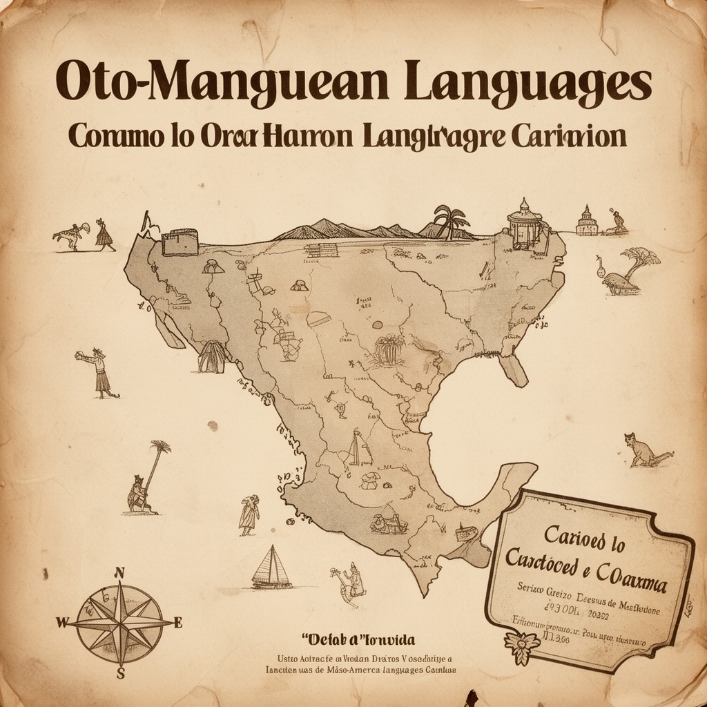 AI-generated illustration of Oto-Manguean languages