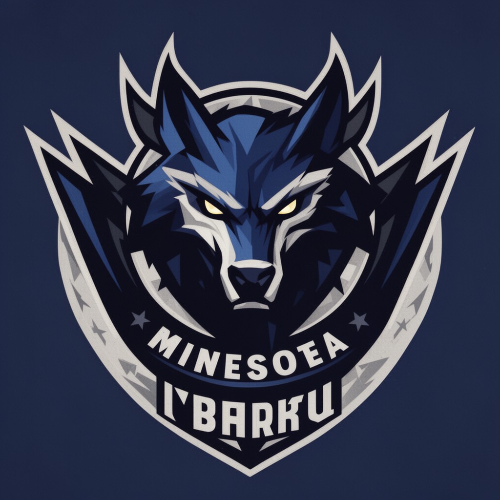 AI-generated illustration of Minnesota Timberwolves