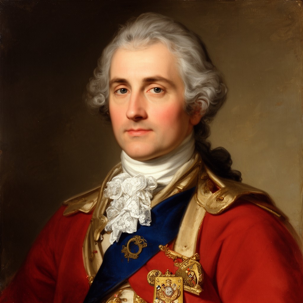 AI-generated illustration of George Keppel, 3rd Earl of Albemarle