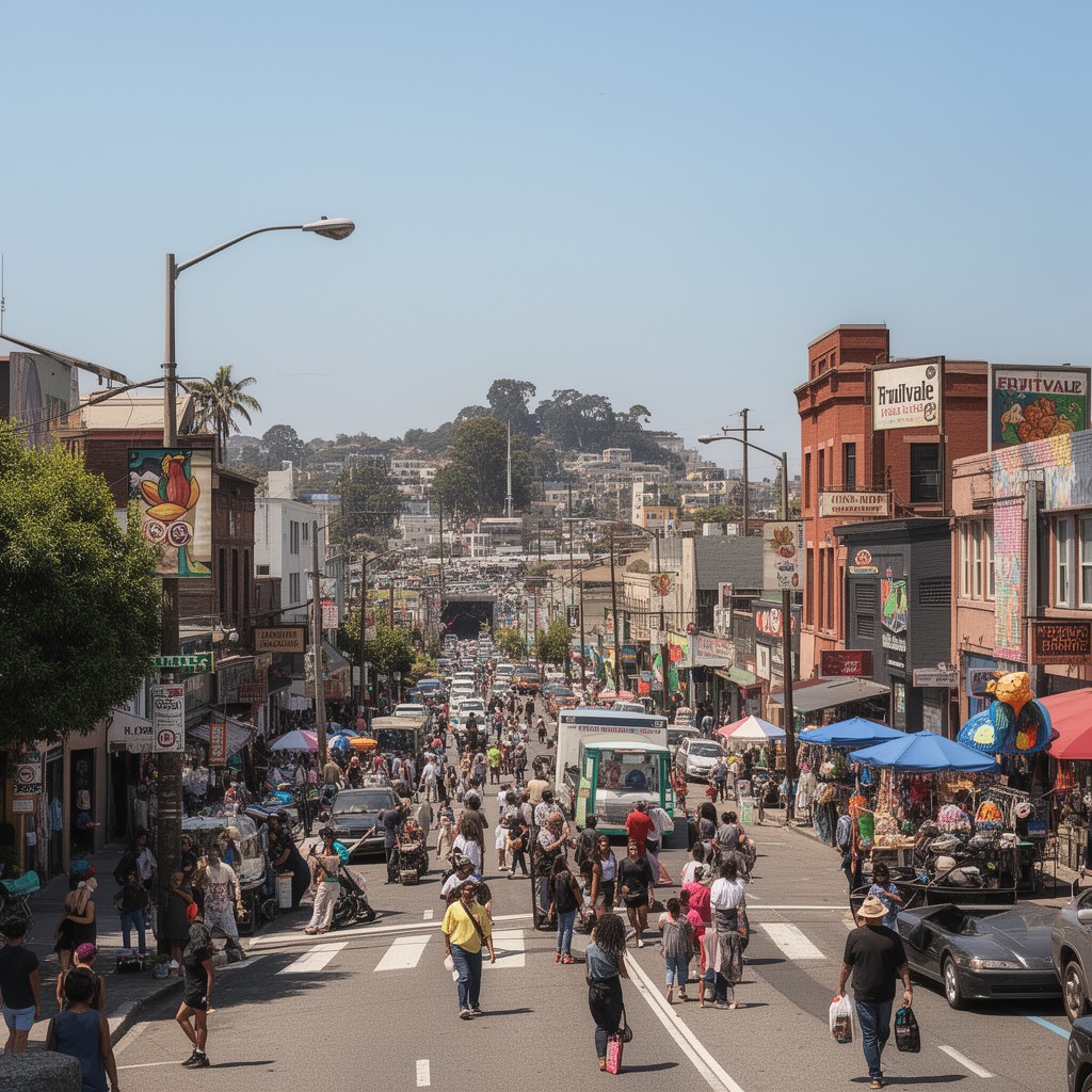 AI-generated illustration of Fruitvale
