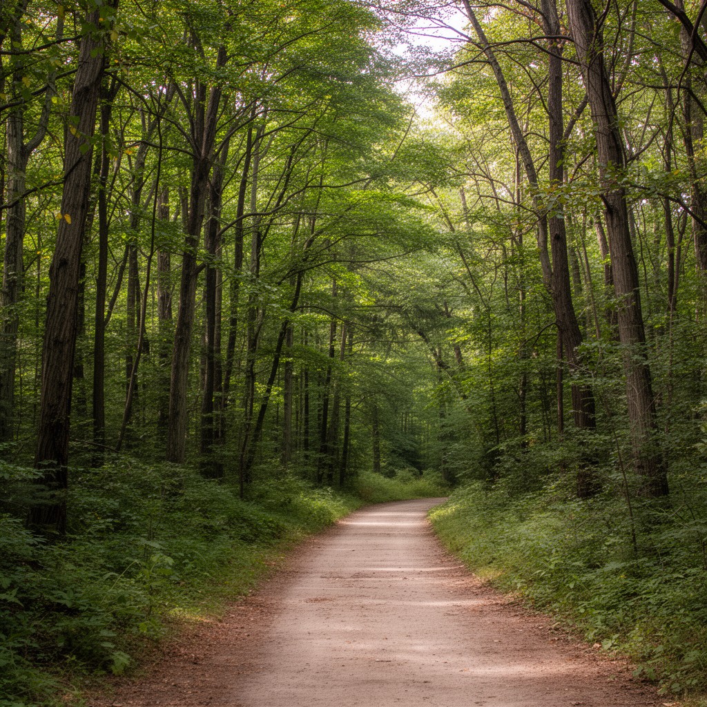 AI-generated illustration of Staten Island Greenbelt