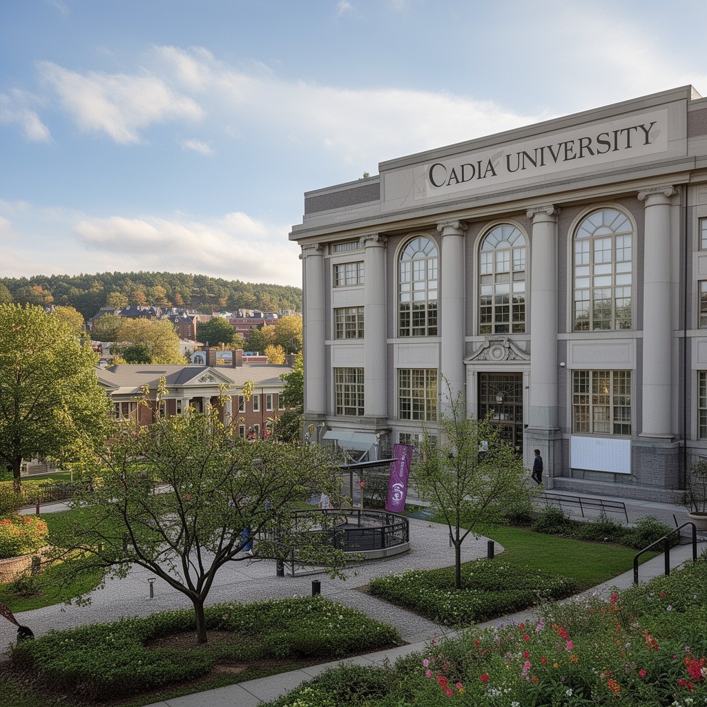AI-generated illustration of Acadia University