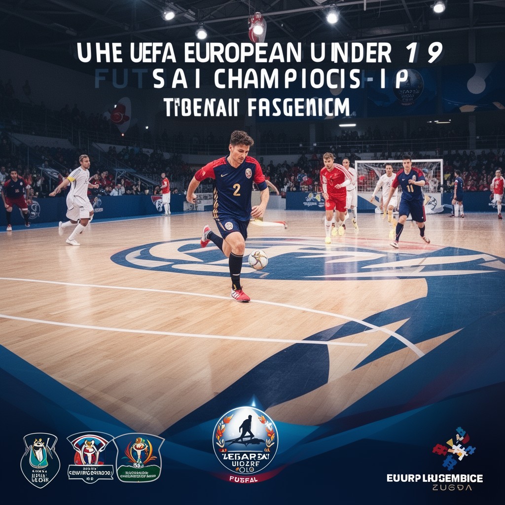 AI-generated illustration of UEFA European Under-19 Futsal Championship