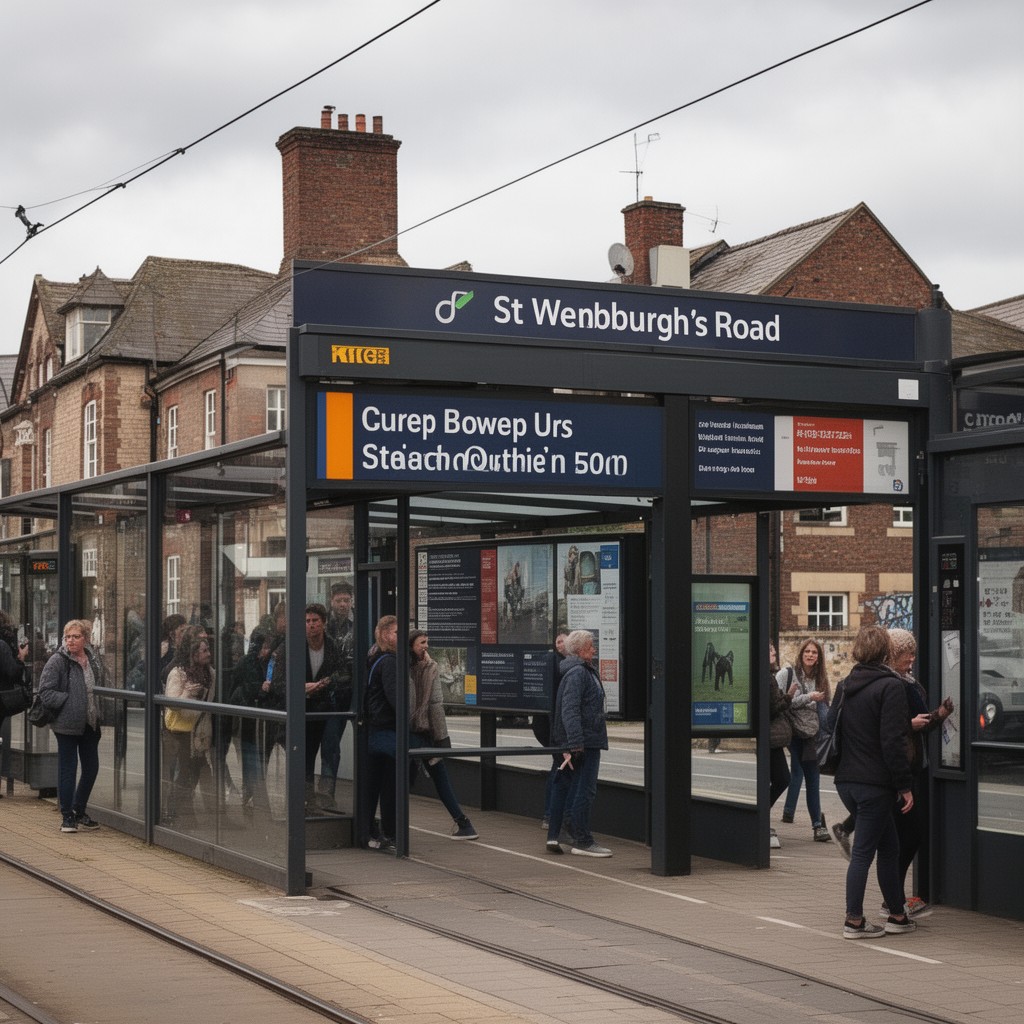 AI-generated illustration of St Werburgh's Road