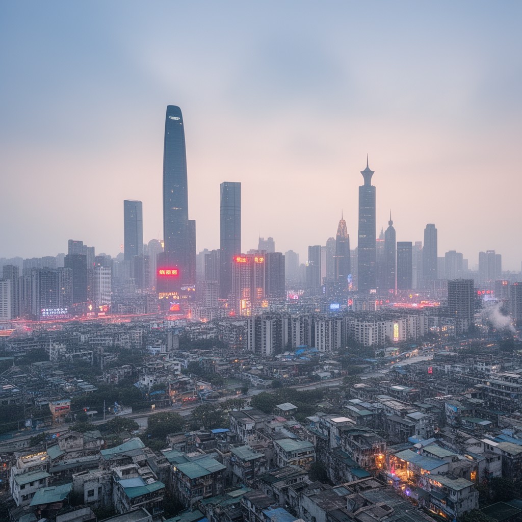 AI-generated illustration of Guangdong Province