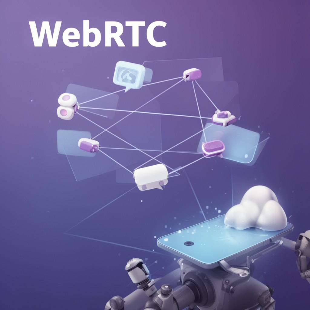 AI-generated illustration of WebRTC