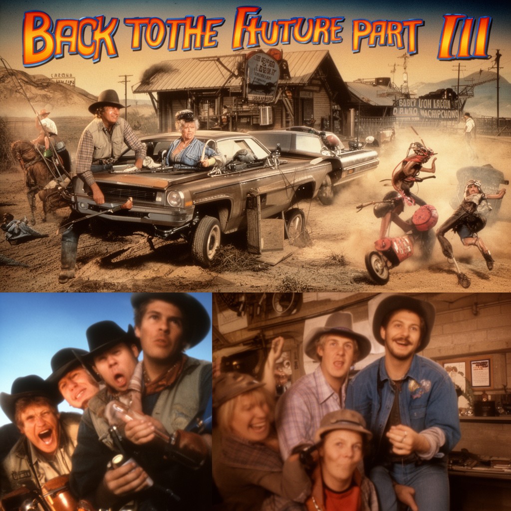 AI-generated illustration of Back to the Future Part III