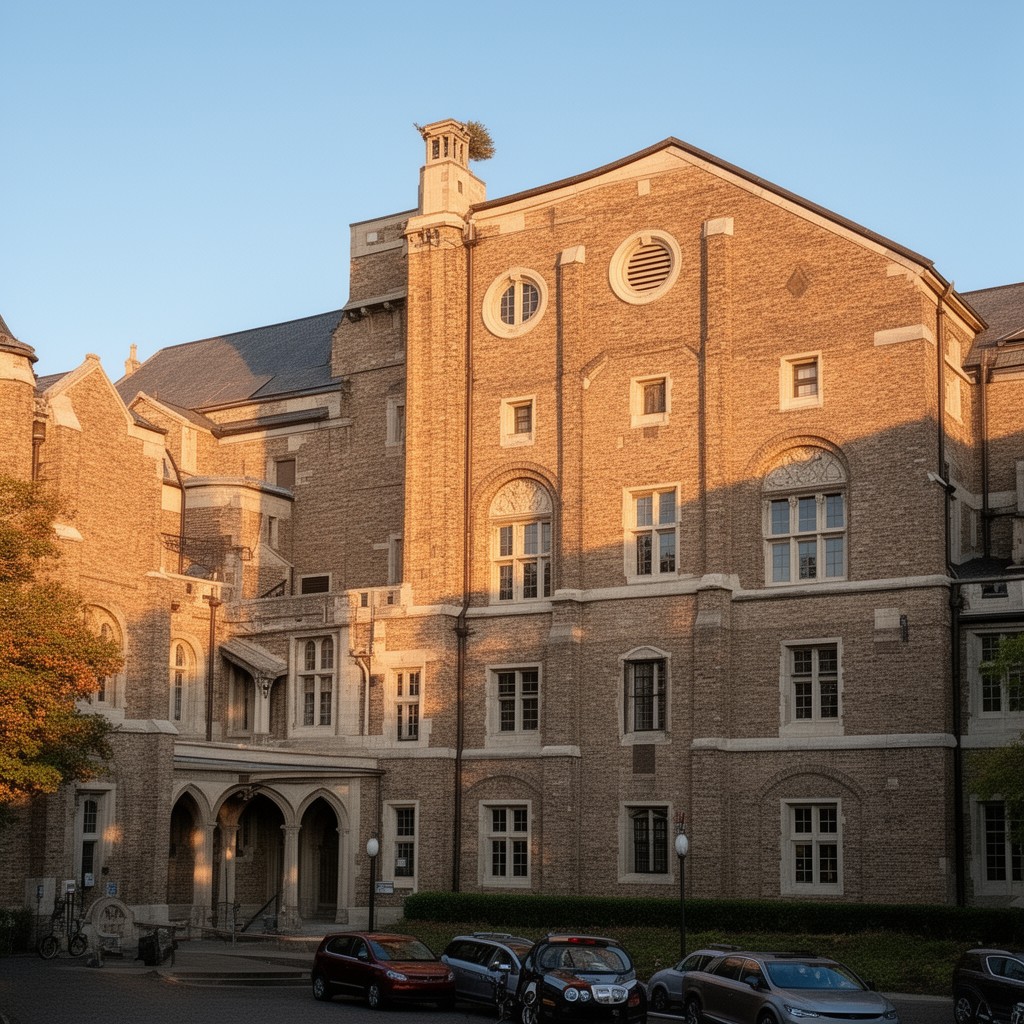 AI-generated illustration of Divinity School