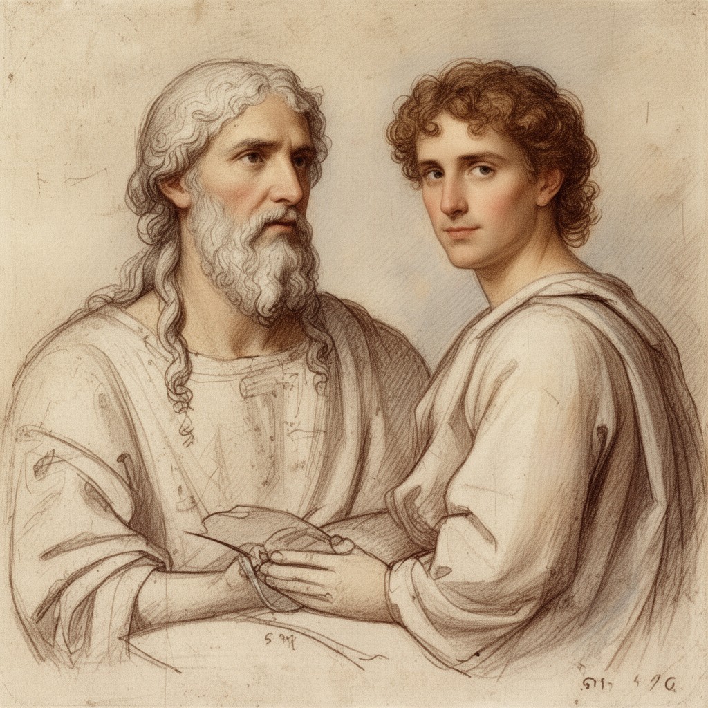 AI-generated illustration of Phaedrus